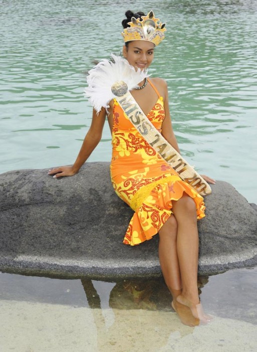 Photo de miss tahiti