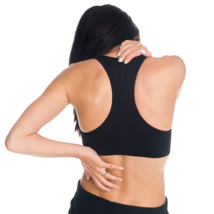woman - neck and back pain