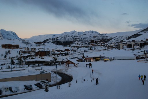 Les bergers au coucher du soleil