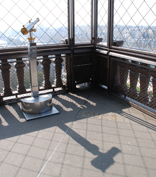 ouest eiffel Vue sur l'Ouest