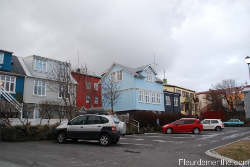 les maisons colorées de Reykjavik