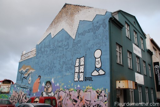 peinture murale Reykjavik