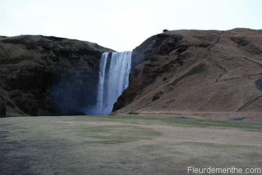 chute d'eau Skógafoss