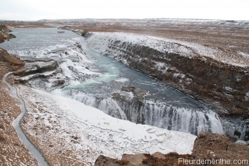 chutes d'eau de Gulfoss