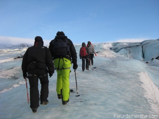 l’excursion sur la glace