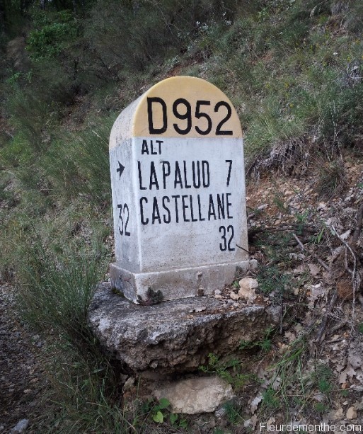 verdon borne kilométrique