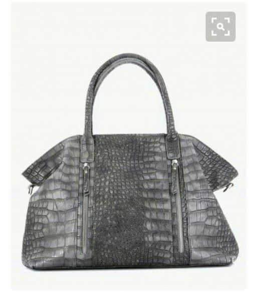 Grand sac cabas gris